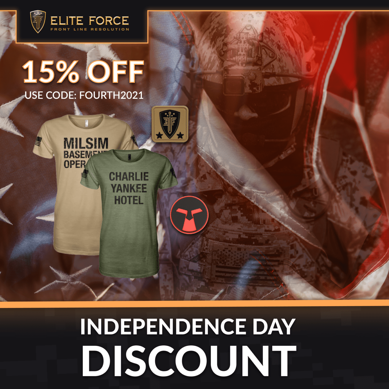 Elite Force July 4th Sale 2021