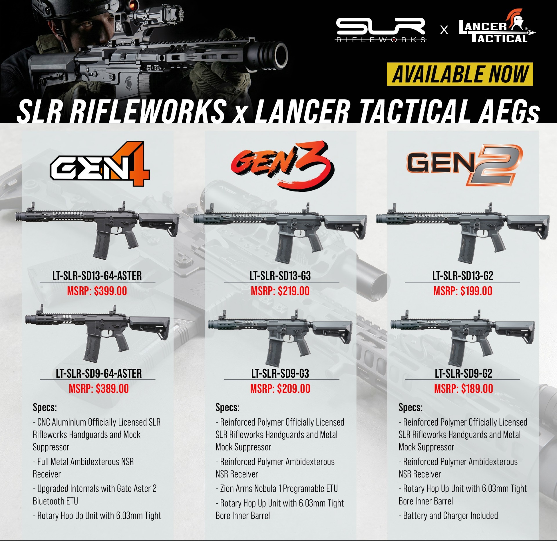 Parade Slr Rifle Lancer Tactical - SLR Rifleworks